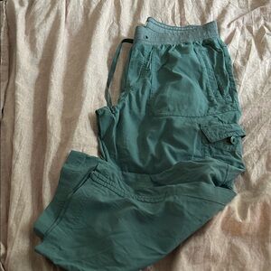 L.L. Bean Green Ankle Cropped Pants